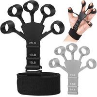 1/2Pc Silicone Grip Strengthener for Finger Exerciser Wrist Recovery Training Stretcher Arthritis Trainer Hand Gripster Expander